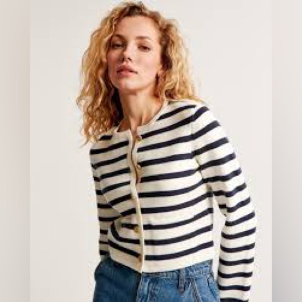 Abercrombie & Fitch LuxeLoft crew sweater jacket